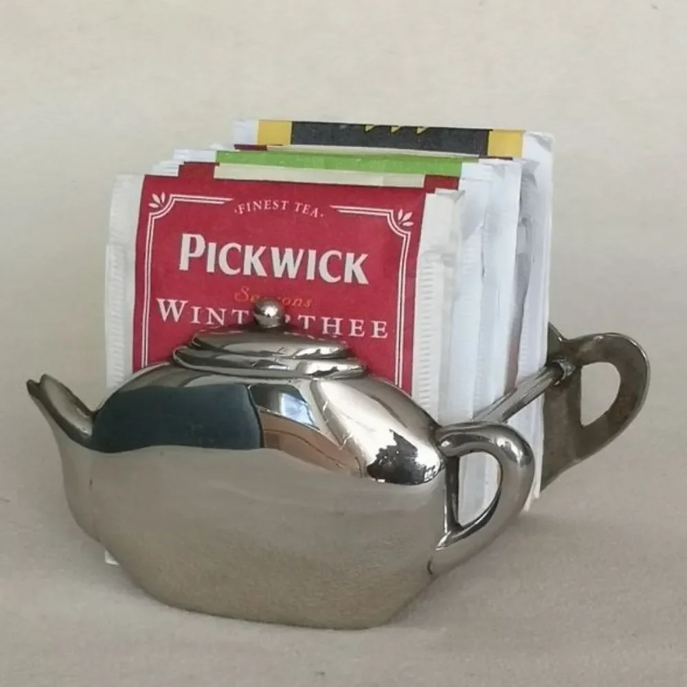 🔺️Vintage Real Silver Teabag Holder